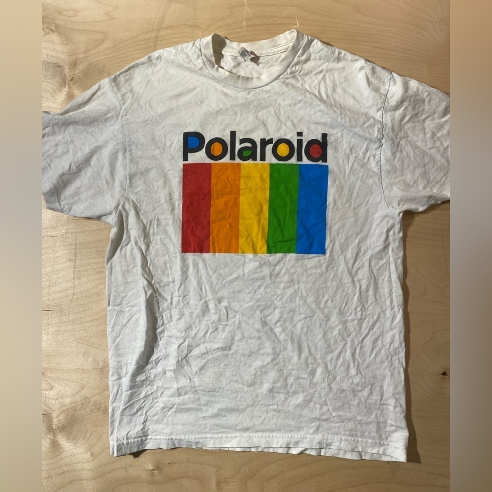 Polaroid Tee on Optima Tag size XL (HJ)